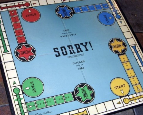 Original Sorry board game